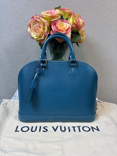 Louis vuitton teal blue epi - blue,